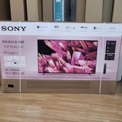 75” Sony Bravia X90K HDR 4K 120Hz Smart Google Tv 