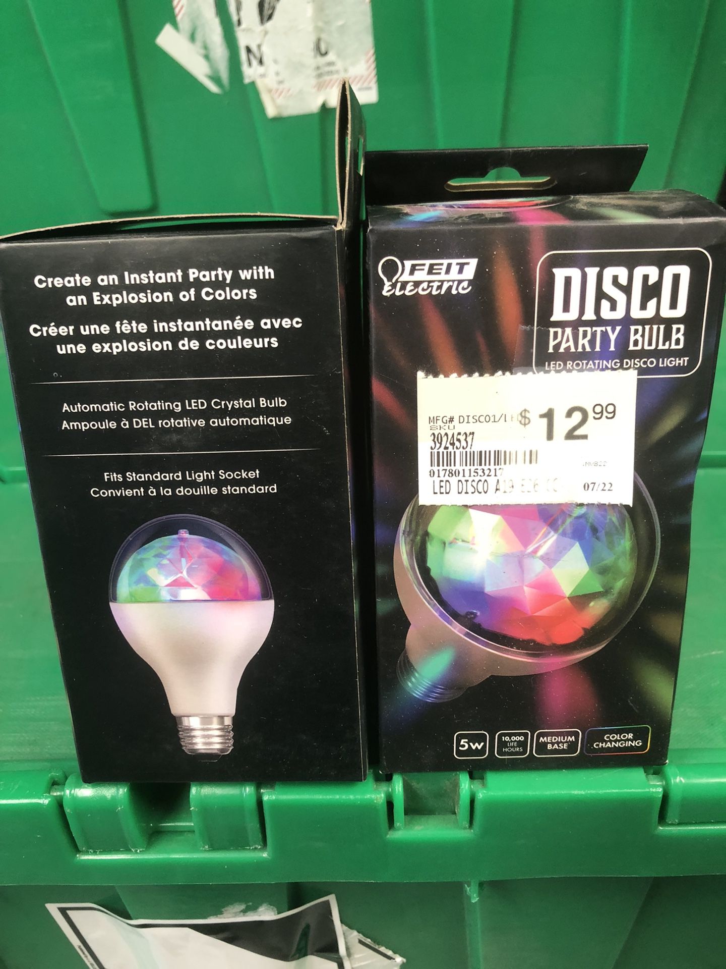 NIB Feit Electric Disco Party Bulb. 2 Available $5 Each . You Must Pickup 