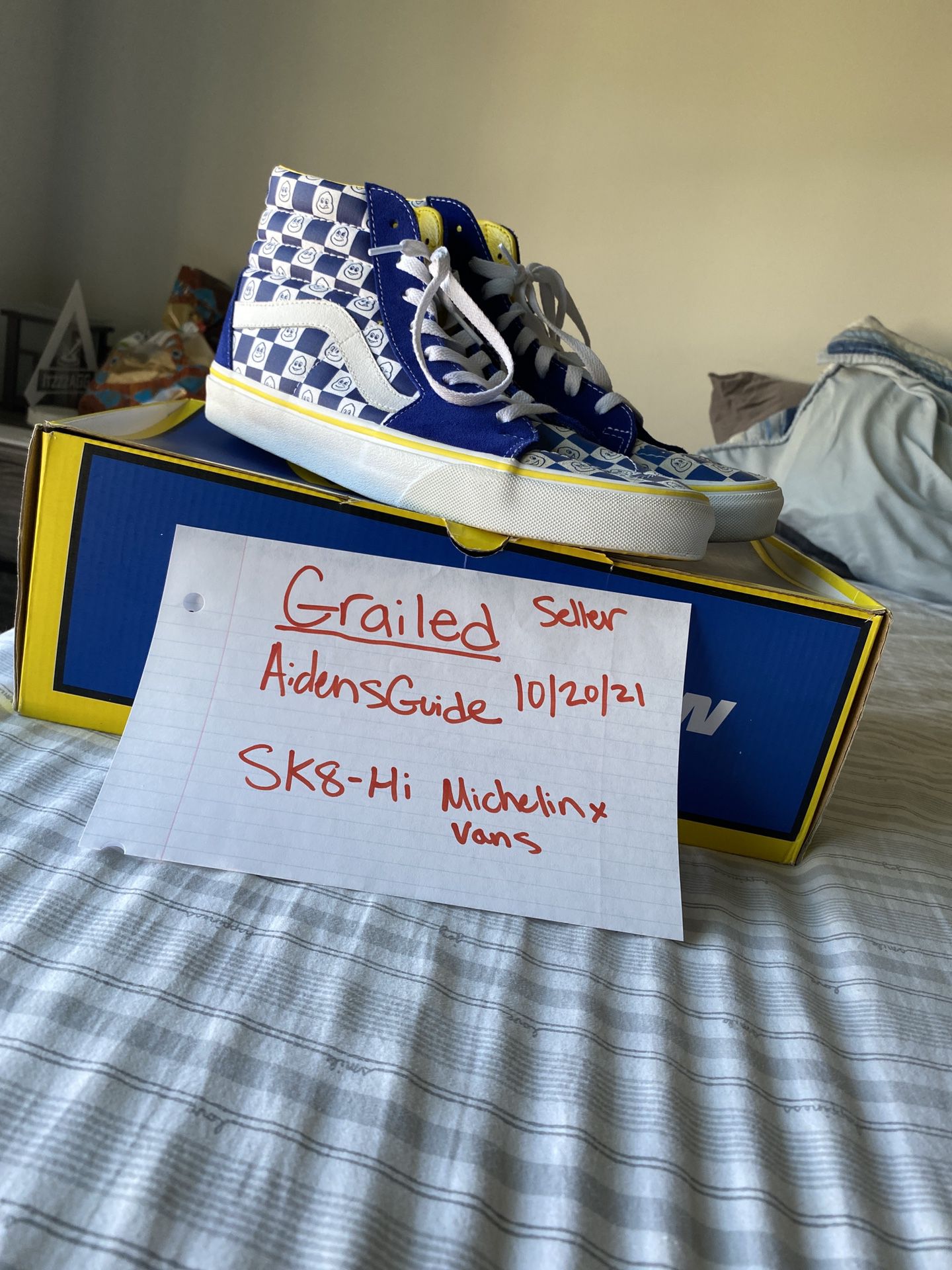 Authentic SK-8 Hi Michelin X Vans (Only 500 Were Made)