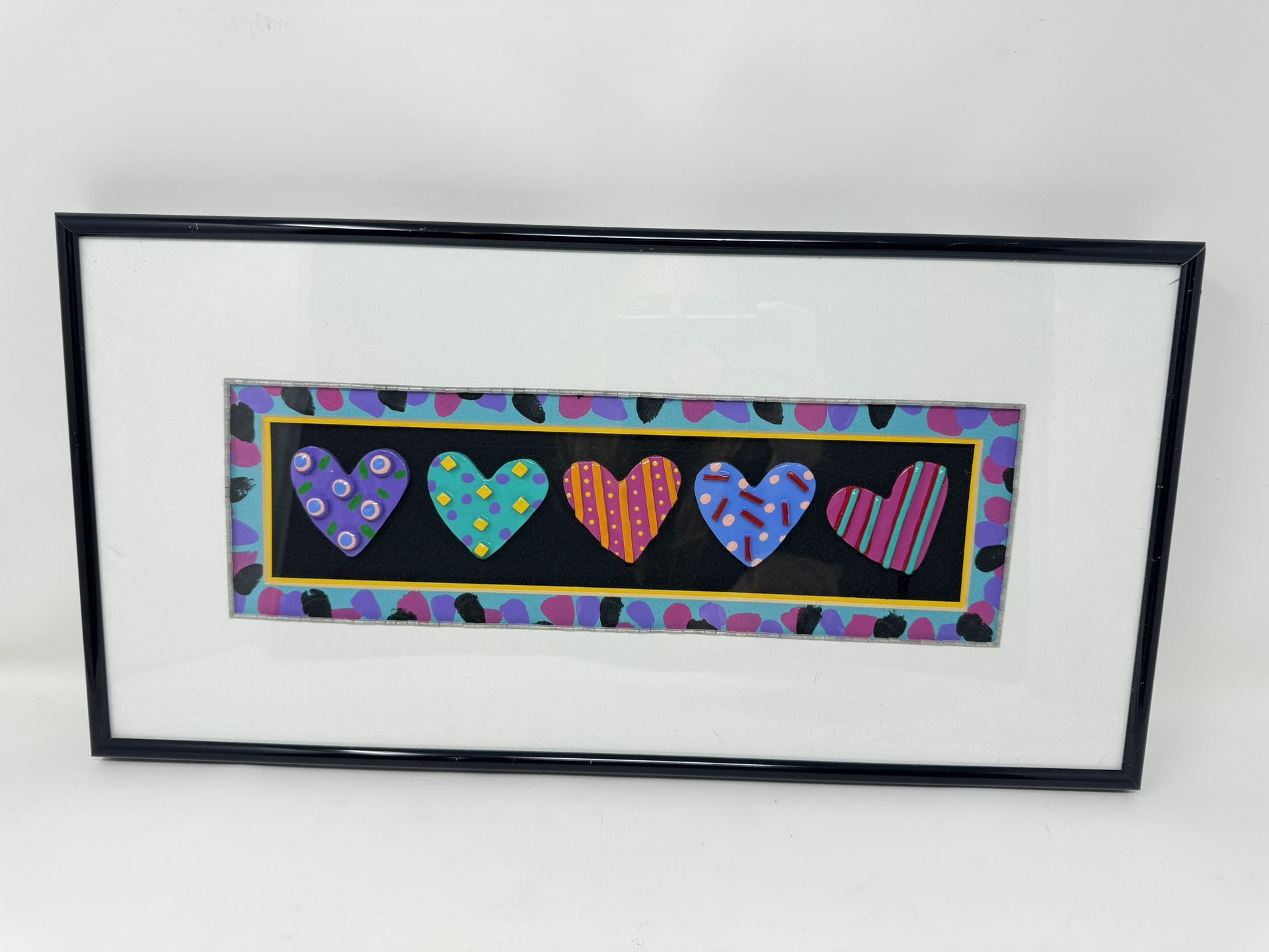 Vintage Framed Heart Art Y2K