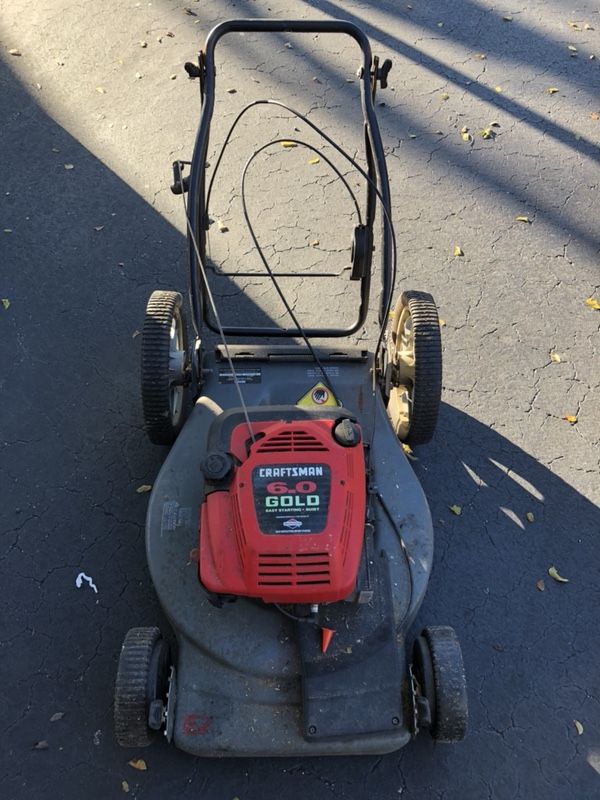 Craftsman 6.0 Gold Briggs and Stratton lawn mower