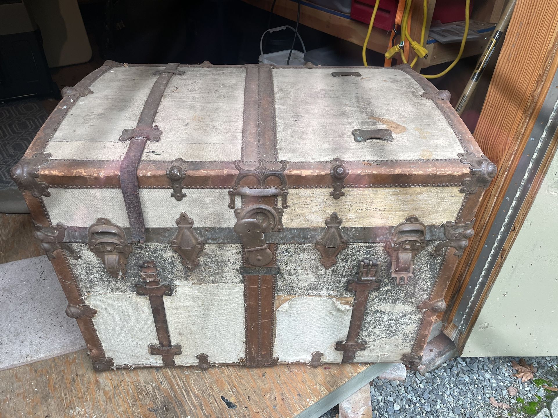 Antique Steamer Trunk