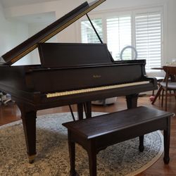 Baldwin Parlor Grand Piano Model L (6’3”) – Ivory Keys
