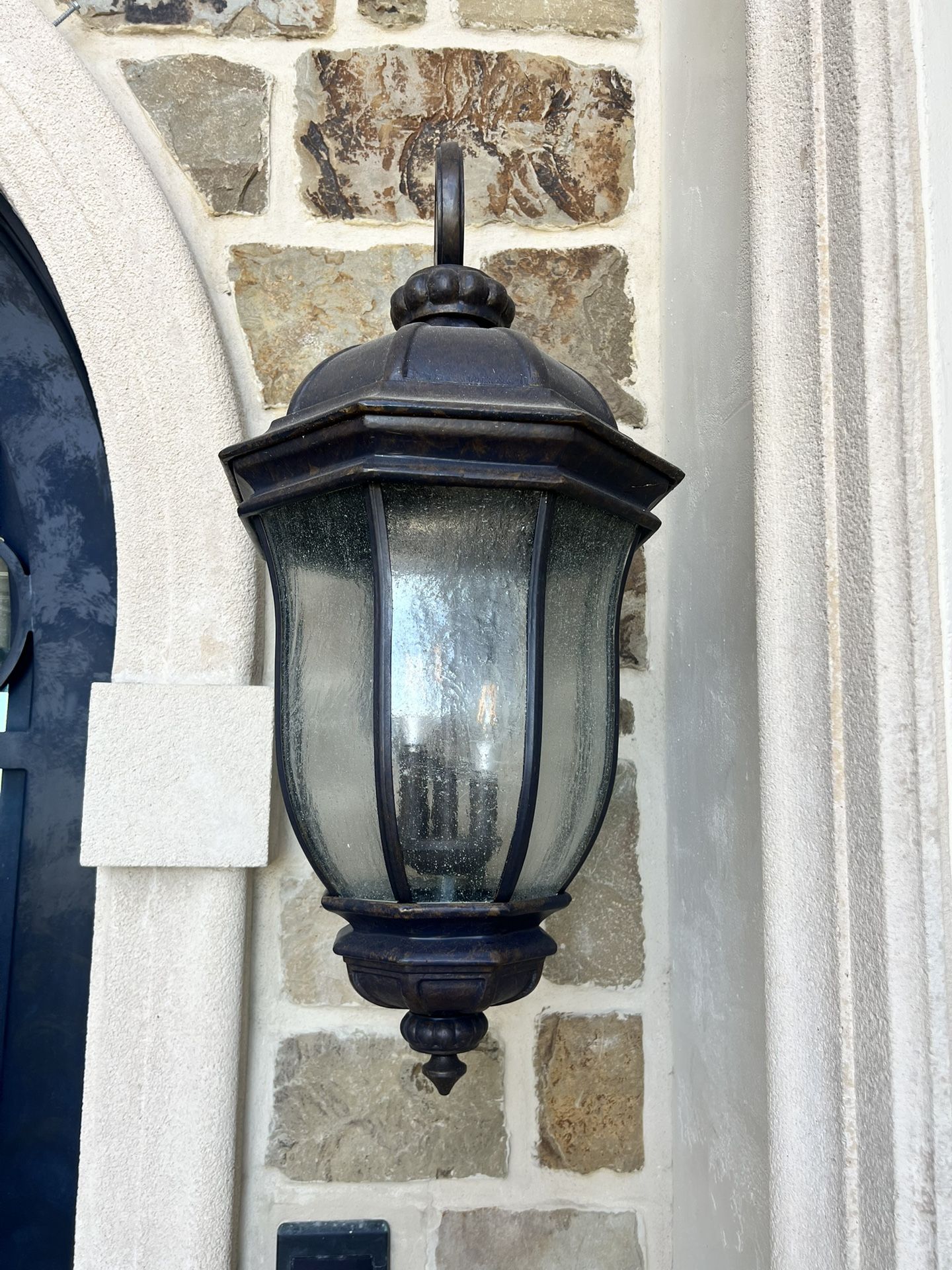 Harper 32” Bronze Outdoor Wall Light Fixture