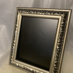 Vintage Ornate Picture Frame 13x11 Silver Tone Decorative Empty Frame No Glass