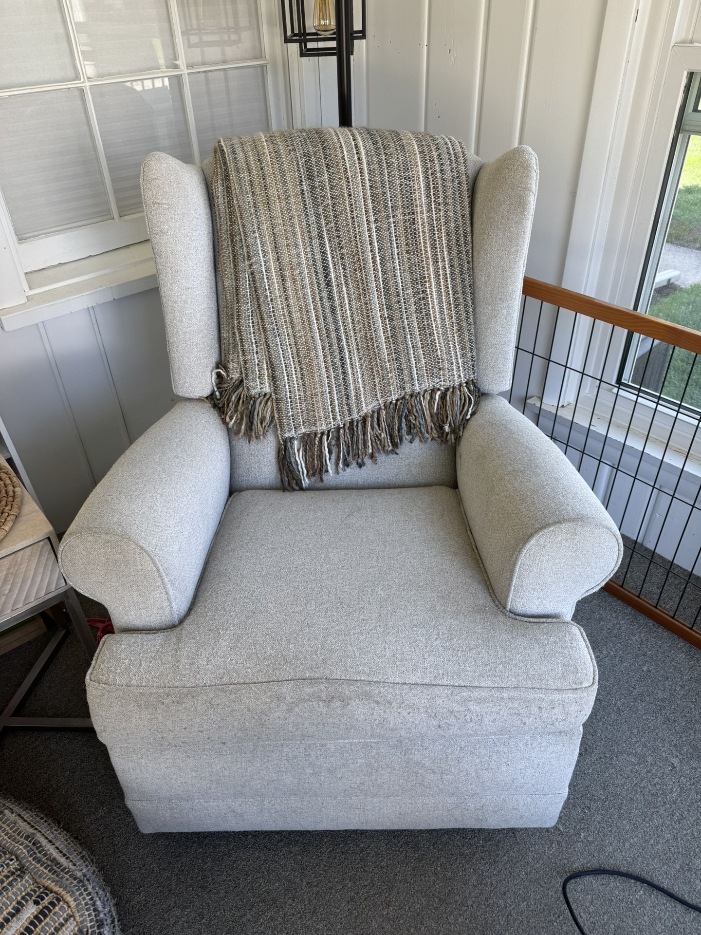 Pottery Barn swivel/ Reclining Rocking chair