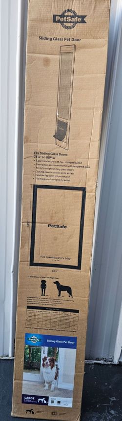 Petsafe slidding glass doggie door