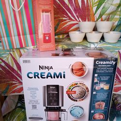 Ninja Creami New In box With Bonus Gift BlendJet Portable Blender