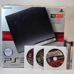 Playstation 3 Slim Bundle In Box