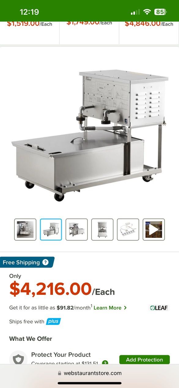 50 LB Mobile Fryer Oil Filter w/ Reversible Pum