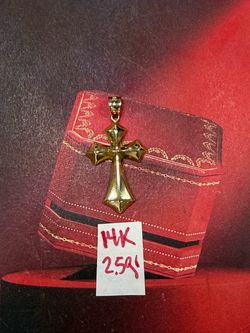 14K Solid Gold Pendant For Wedding 2.5Gr
