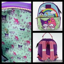 SANRIO LOUNGEFLY KUROMI & MY MELODY