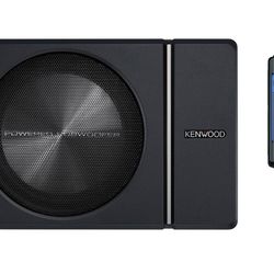 KENWOOD - 8" Subwoofer with Enclosure and integrated Amplifier