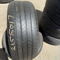 215/50r17 USED TIRES MICHELIN FOR SALE SET OF 2 TIRES $100 WITH INSTALLED CASH PRICE 