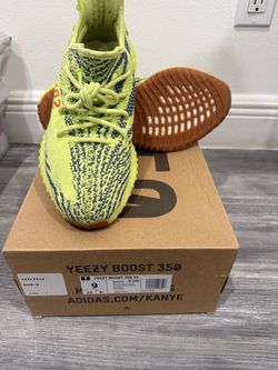 Adidas Yeezy Boost 350 V2 Semi Frozen Yellow Size 9