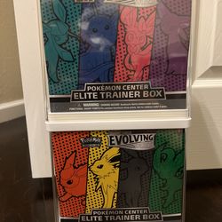 Evolving Skies Pokemon Center Set of 2 ETB