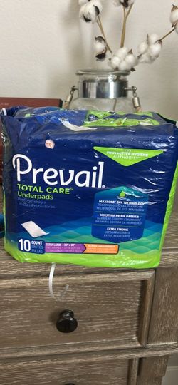 Prevail Total Care Underpads Extra Large 10 Count
