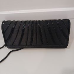 Black evening bag