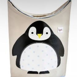 3 Sprouts Laundry Hamper- Penguin