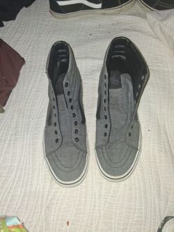Grey black Vans 10.5