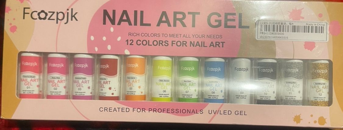 Nail Art Gel Liners Brand New 