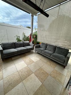 2 sofas