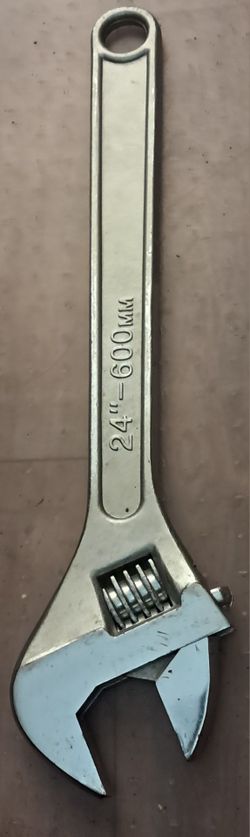 24" adjustable wrench