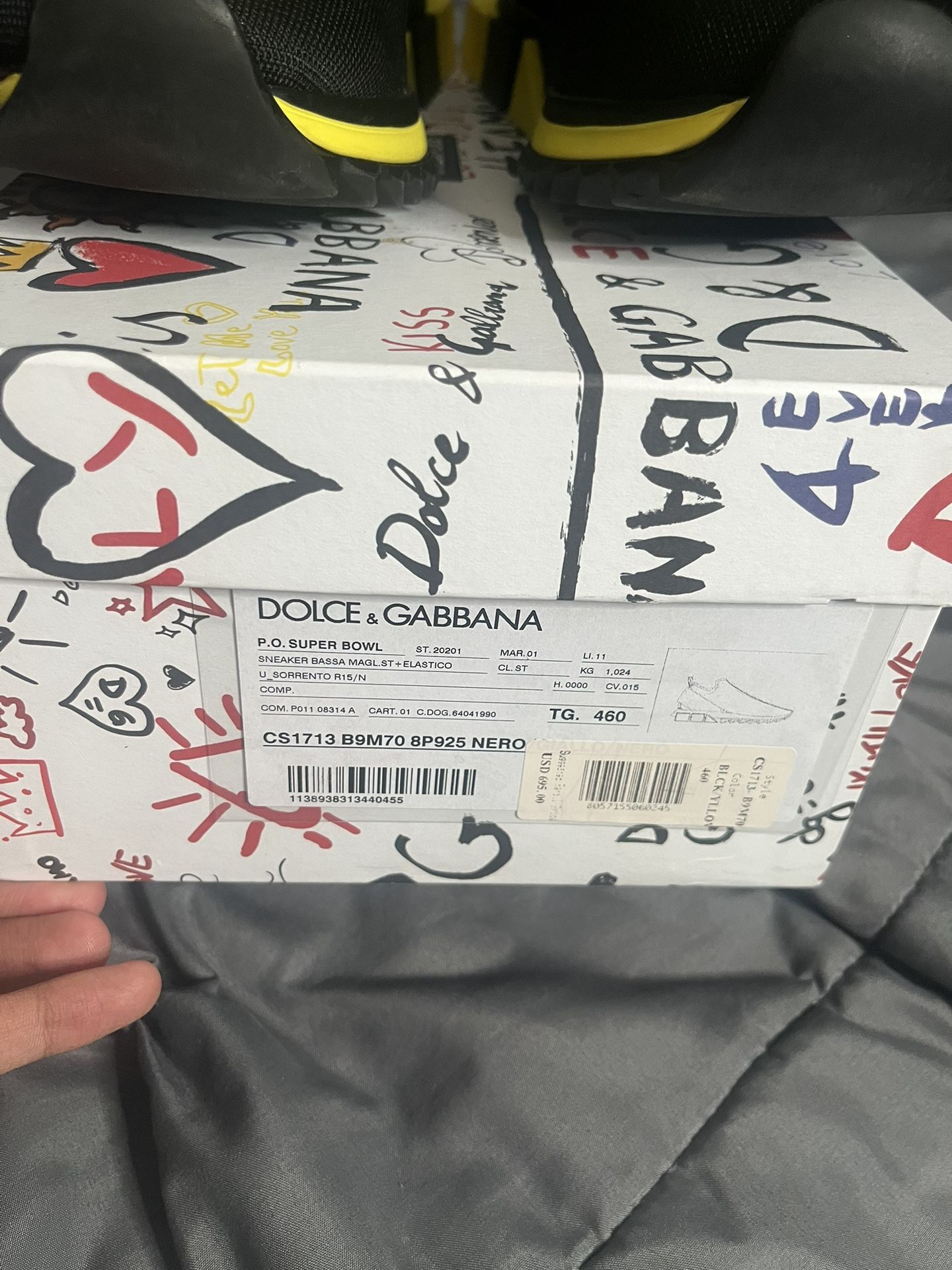 Dolce & Gabbana Sorrento Sneakers Worn 1x Size 13