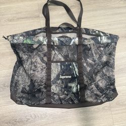 Supreme Mesh Tote Bag (SS25) Camo