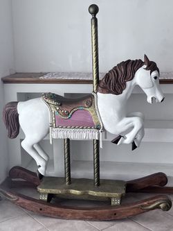 1930s CW Parker cast carousel
