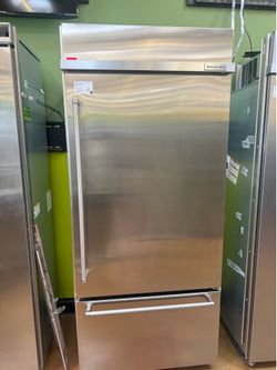 KitchenAid 36” built in refrigerator