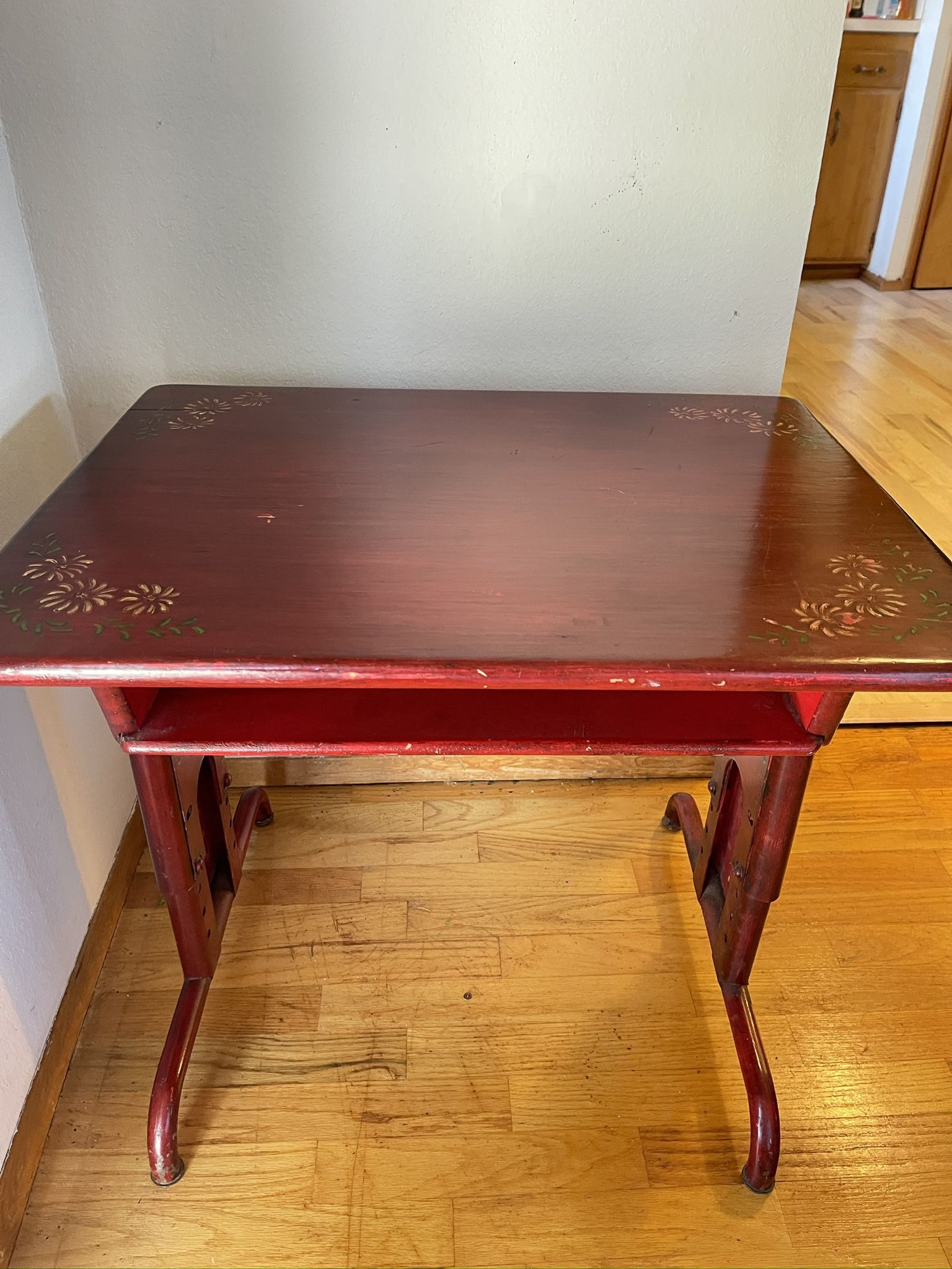 Vintage Child’s School Desk - Hand Painted 