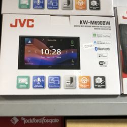 Jvc kw-m690bw on sale today for 329.99