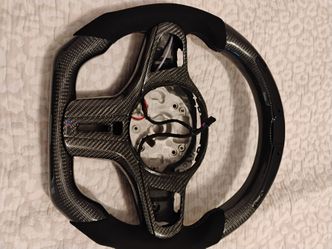 BMW M5 F90 Competition Carbon Fiber Steering Wheel W/Alcantara