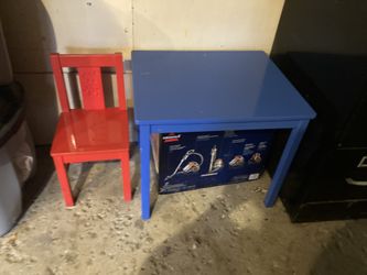Kids Wood Table And Chair
