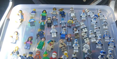 LEGO figures and a small bulk