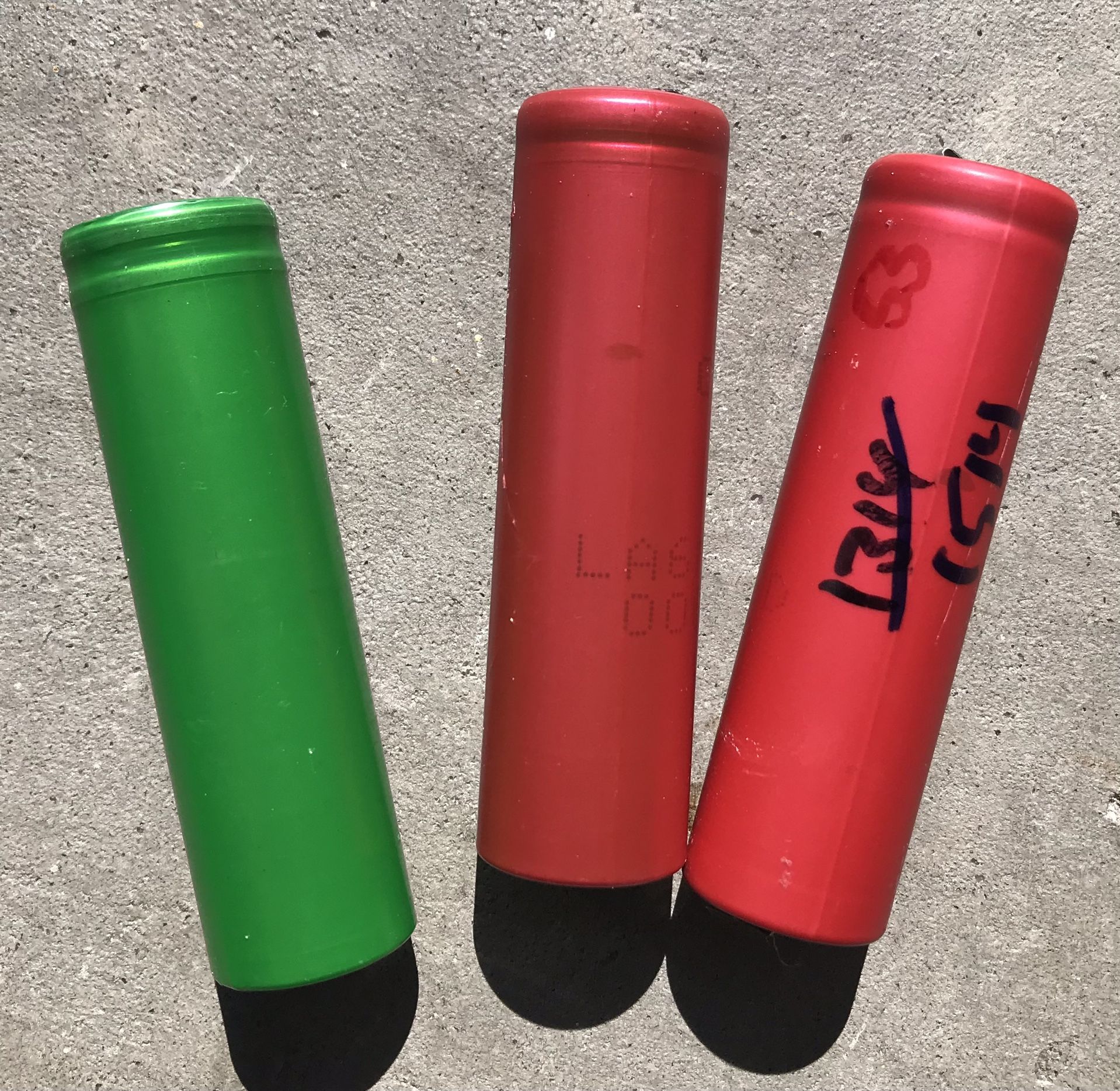 Used Lithium Ion 18650 Cells