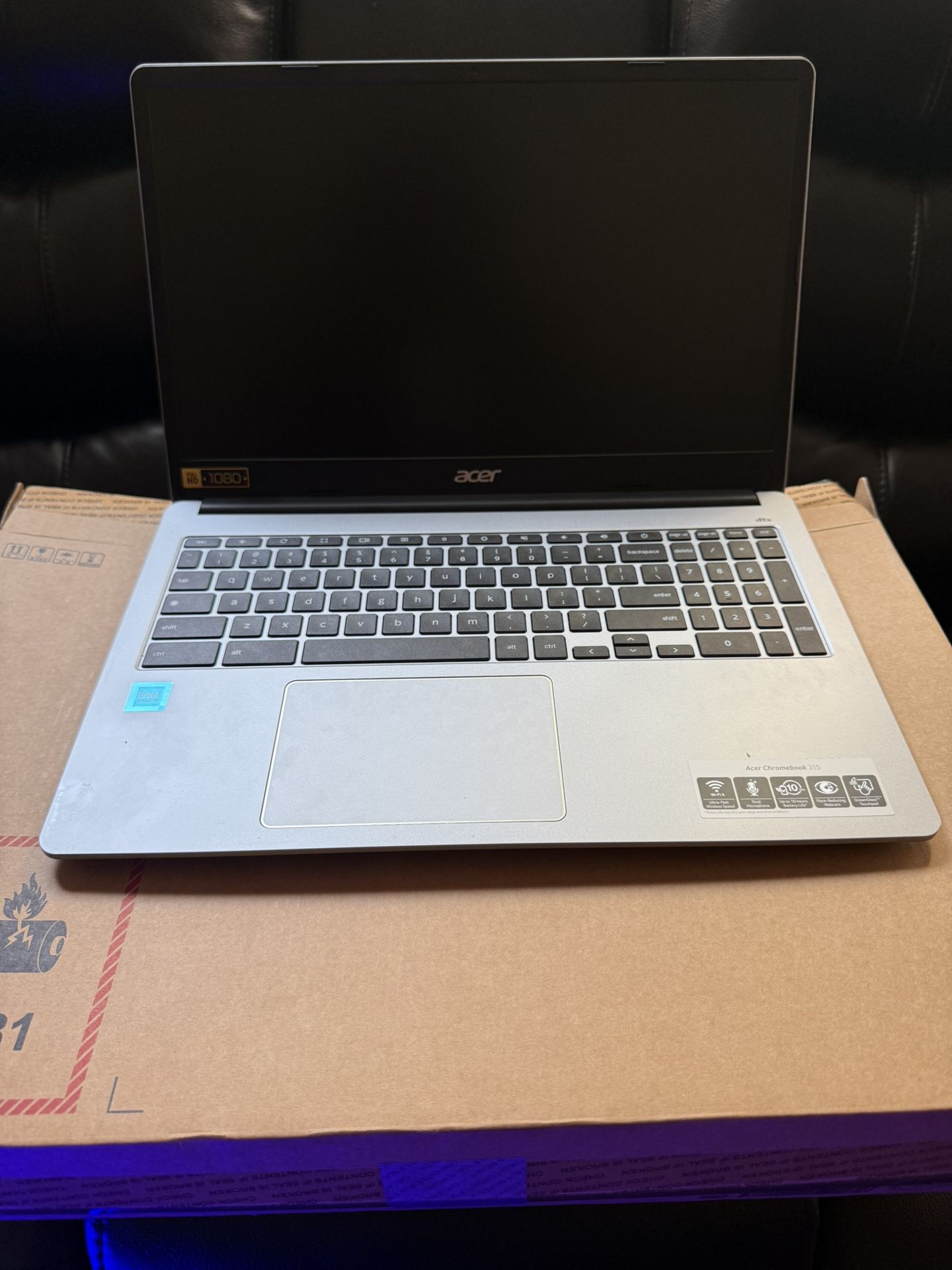 Acer Chromebook 315 Sparkly Silver