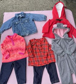 Baby Girls Warm Clothing Bundle 6 Months