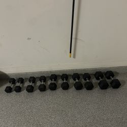 Dumbbells - 10-35 Pounds