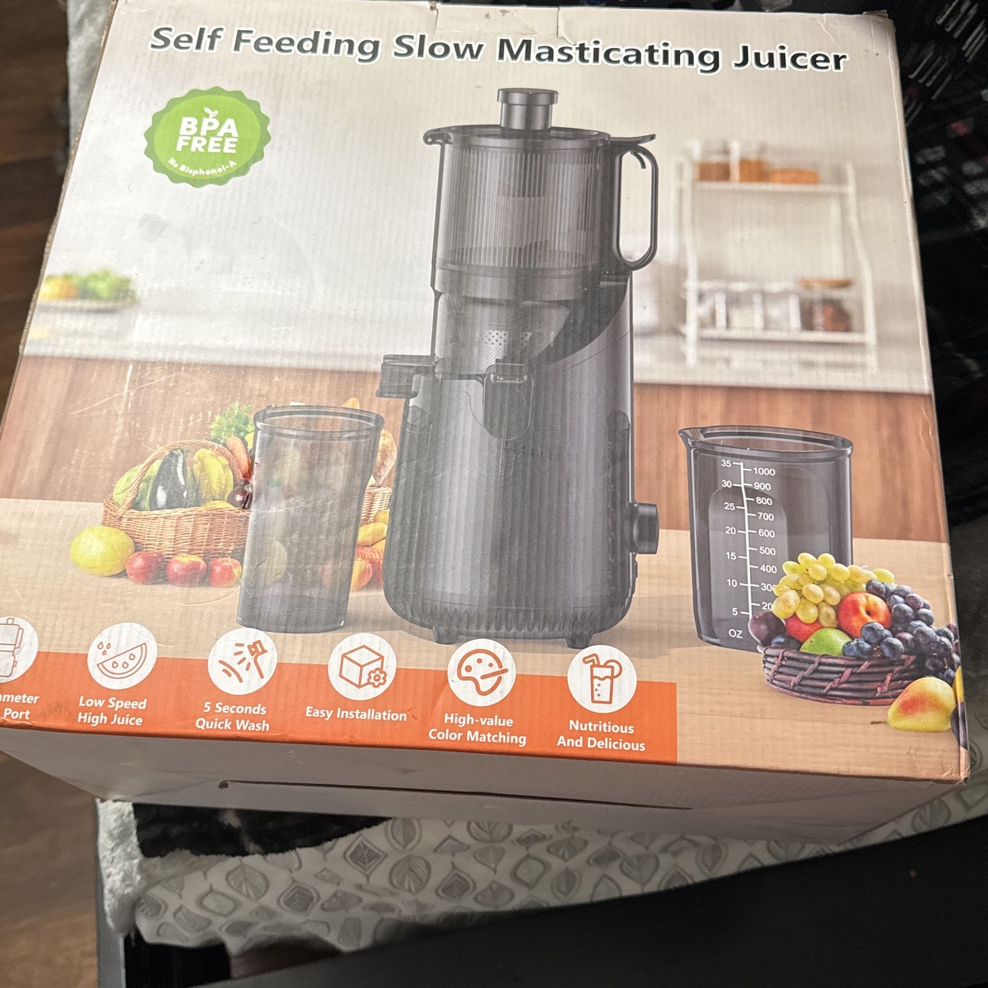 Self Feeding Slow Masticating Juicer