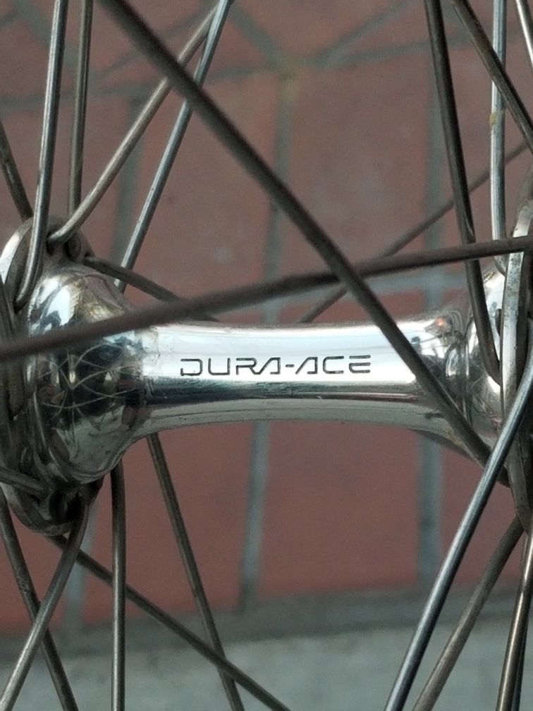 Front wheel with Dura ace hub