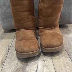 Womens UGG Bailey Bow II Tall Boot - Chestnut