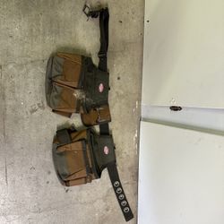 BUCKET BOSS 10-Pocket Builder's Work Tool Belt Rig 