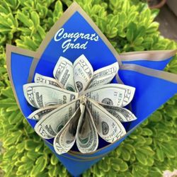 Custom Mini Bouquet (fits 6) - Graduation Gift, Grad, Lei, Floral, Flowers