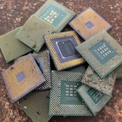 1 Pound Pinned CPU’s  For Gold Recovery