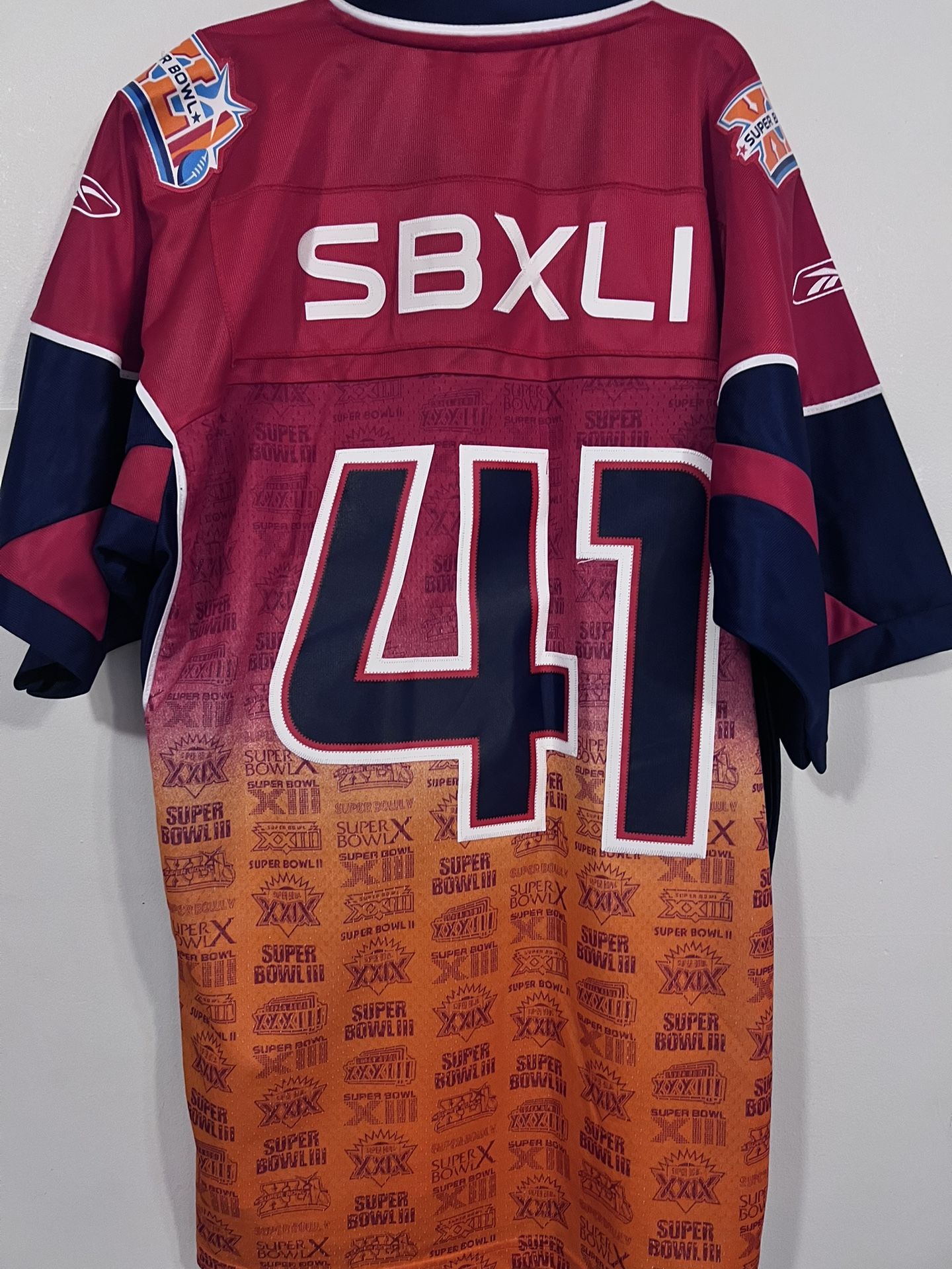 Limited Edition '07 Reebok NFL Super Bowl 41 Jersey