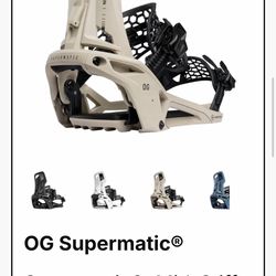 Snowboard Bindings S Beige Nidecker OG Supermatic