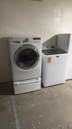 LG Front Load Dryer with Maytag washer