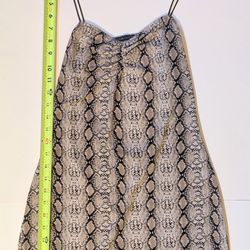 UO Urban Outfitters  Snake Print Cutout Bodycon Mini Dress Size Large